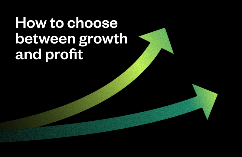 How to choose between growth and profit