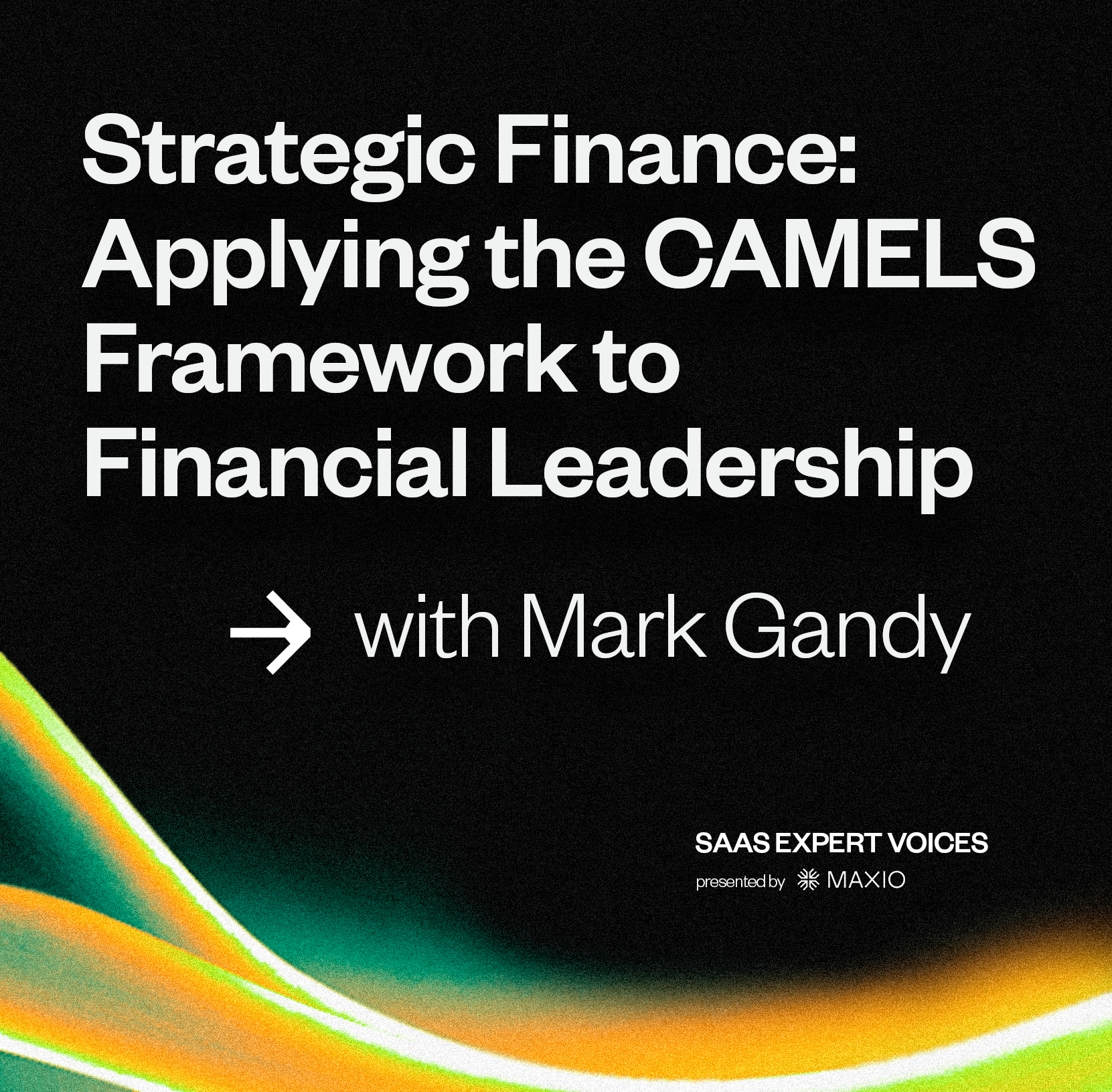 This week on the Expert Voices podcast, Randy Wootton, CEO of Maxio, speaks with Mark Gandy, CEO of G3CFO and the founder of the Financial Operating System. With an extensive career that started at KPMG, Mark has a background rich in accounting and financial expertise. Randy and Mark discuss the importance of a financial operating system and how it can help businesses get unstuck. Mark shares his insights on the CAMELS system, which stands for capital, asset quality, management, earnings, liquidity planning, and sensitivity to market risk. Listen this week as Randy and Mark explore growth trajectories, operational successes, and future relevance for CFOs in an ever-changing market landscape.