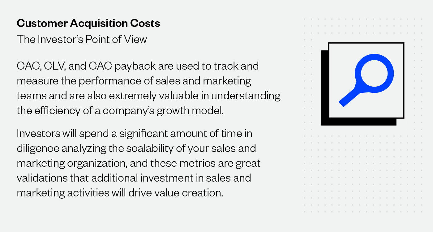 Customer Acquisition Costs: An Investor's Point of View