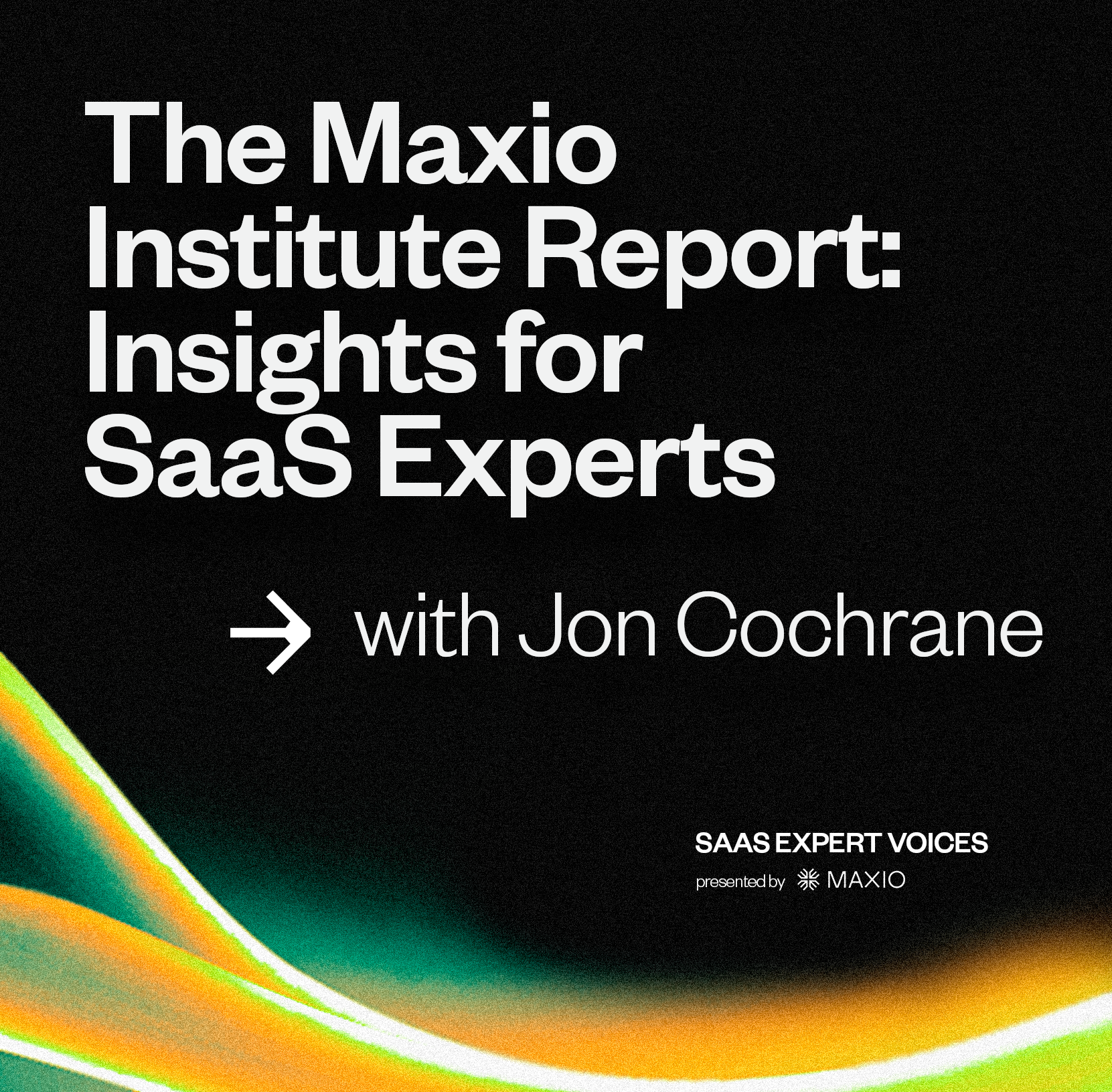 This week on the Expert Voices podcast, Randy Wootton, CEO of Maxio, speaks with Jon Cochrane, VP of Strategy at Maxio and Director of the Maxio Institute, to discuss the Maxio Institute Growth report and the future of the Maxio Institute. Randy and Jon delve into key insights from the report, including the resilience of B2B businesses and the impact of the pandemic on different industries. They discuss how data can drive growth and inform business strategies and the challenges faced by sales and marketing tech companies amid competitive pressures and shifting budgetary priorities. Listen as they explore the unique paths to growth among small SaaS businesses, emphasizing the importance of predictable invoicing and cash management.