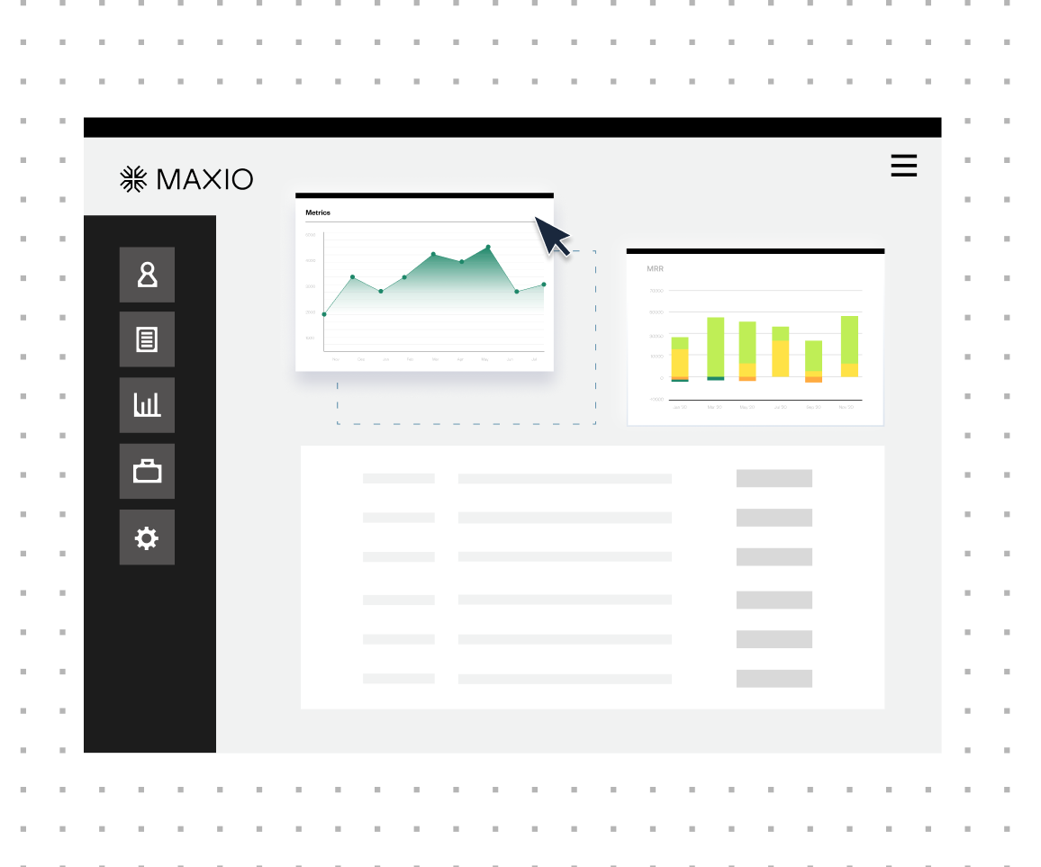 Dashboards with Background | Maxio Product Image