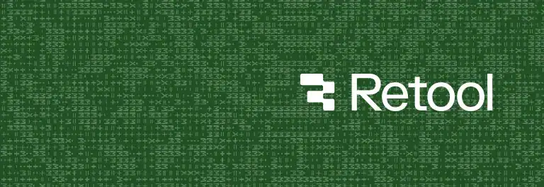 Retol logo on a digital green background with code pattern.