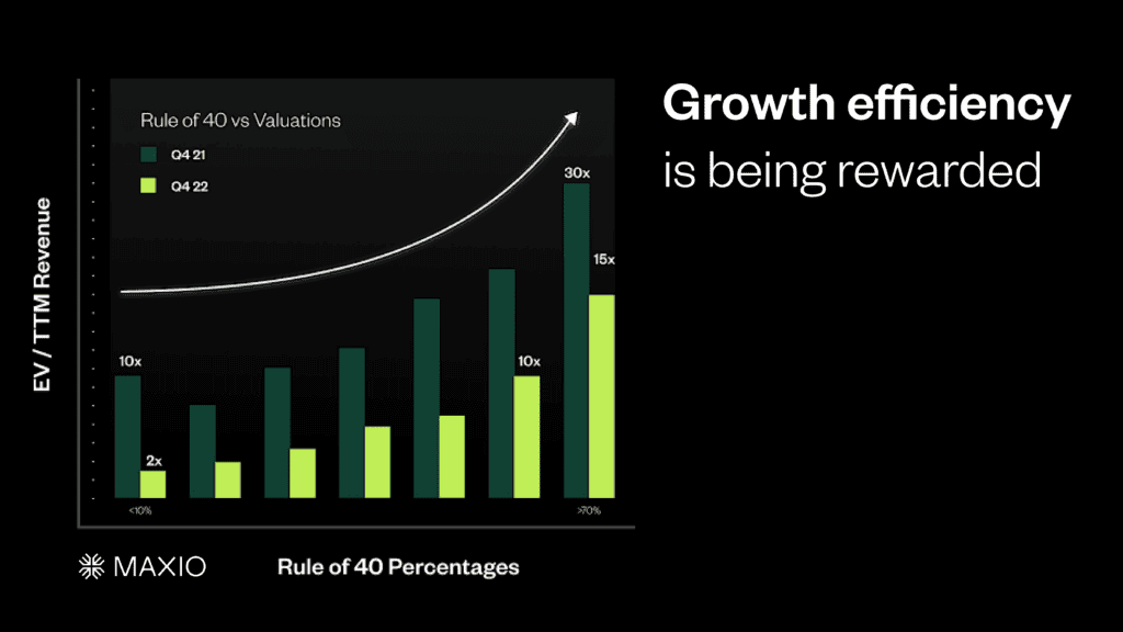 Growth Efficiency is being rewarded