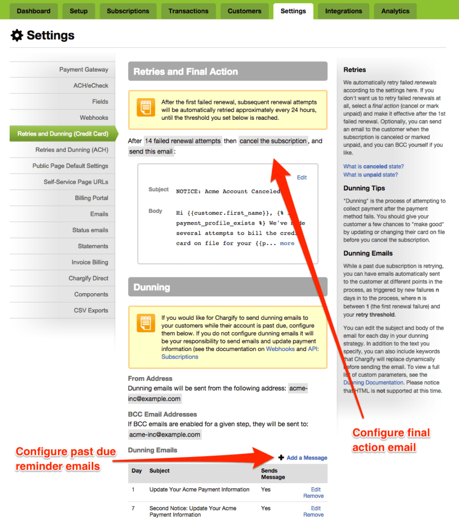 Maxio-Dunning-Email-Settings