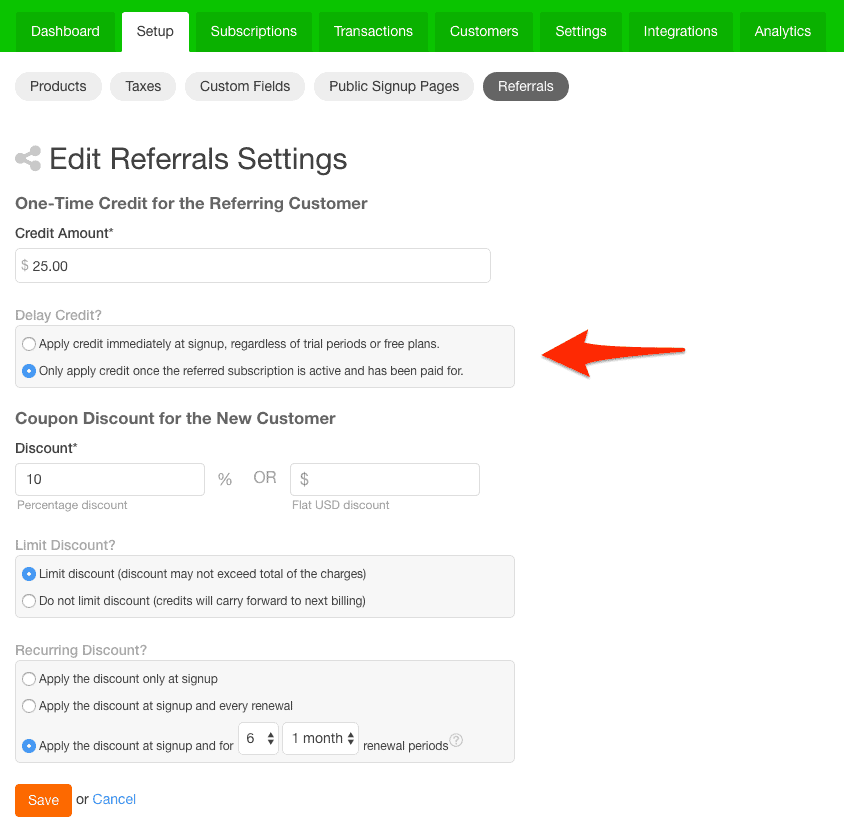 Chargify-Edit-Referral-Credit