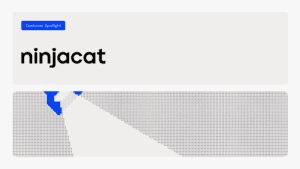 NinjaCat logo with Maxio branding for time and money savings.