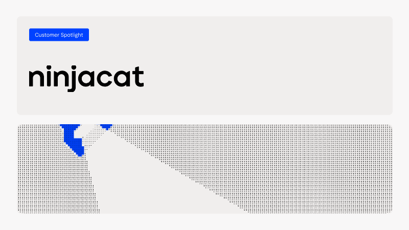 NinjaCat logo with Maxio branding for time and money savings.