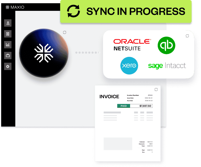 Sync invoices to your GL (quickbooks, netsuite, xero, or sage intacct)