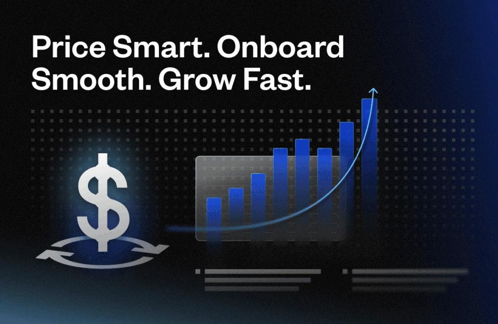 Business growth chart with dollar sign and upward trend arrow.