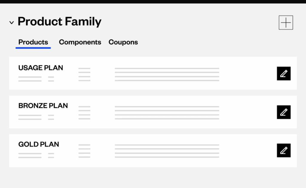A Mockup of Maxio’s pricing catalog options