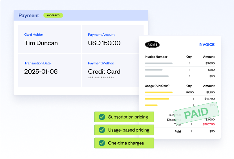 Automate billing & payment