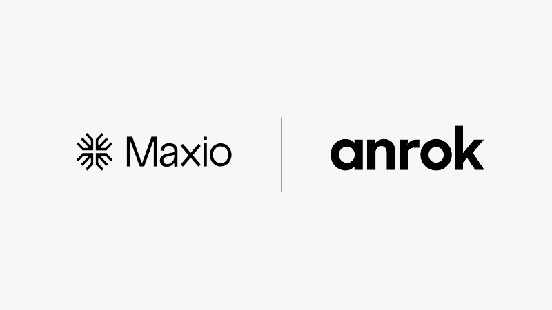 Maxio and Anrok logos representing business solutions and integrations.