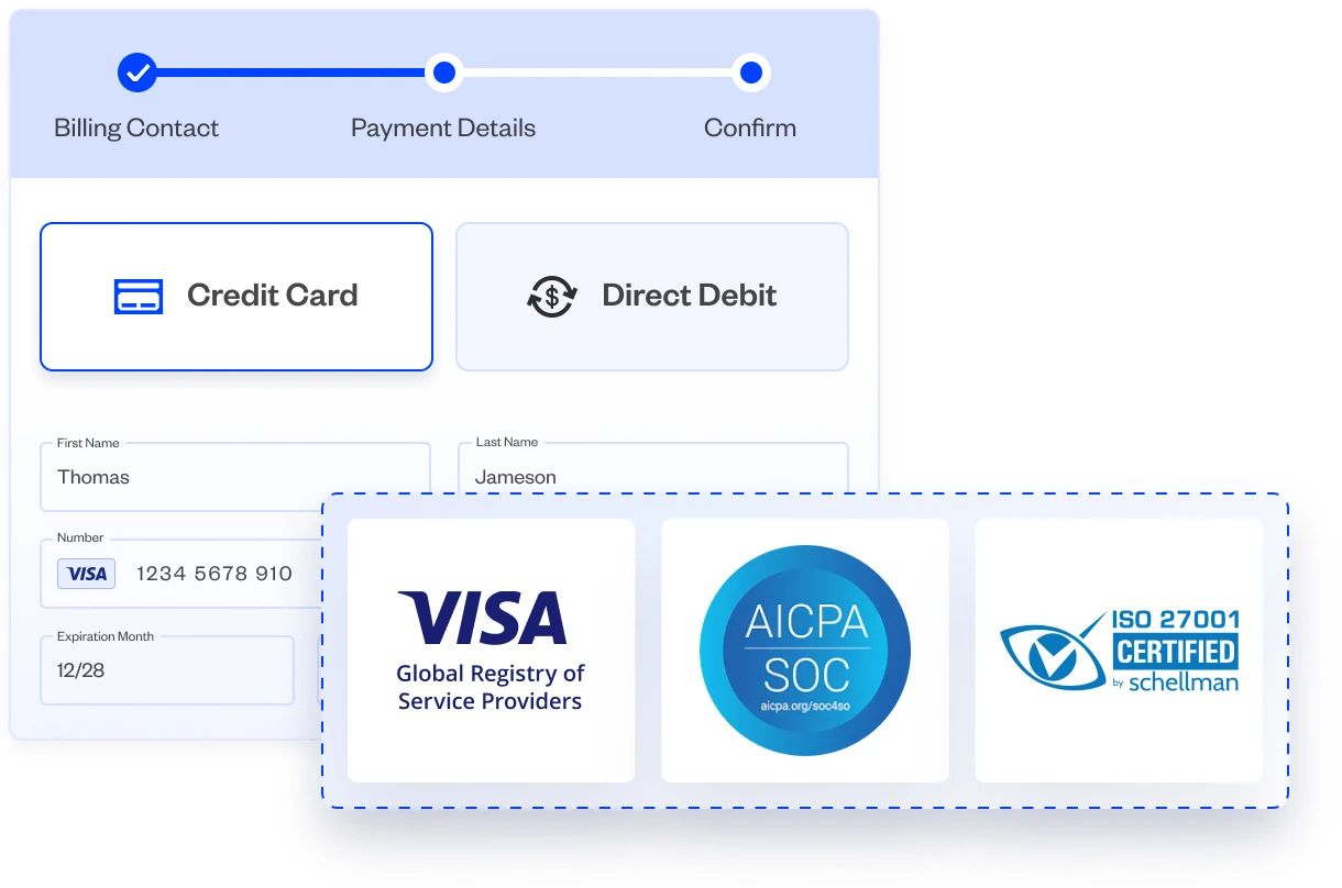 Maxio CPQ Payment Options Interface