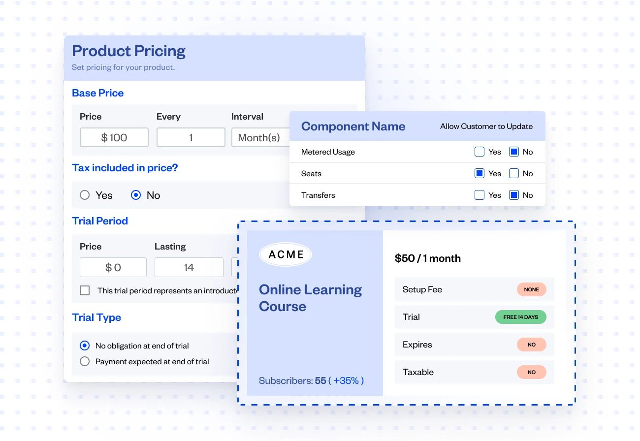 Streamline plan updates & catalog management