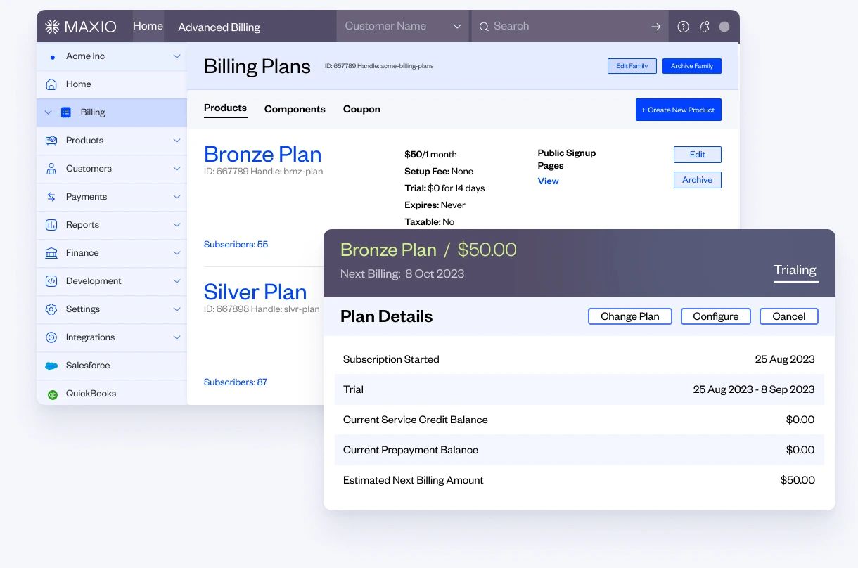 Maxio AR Management Dashboard