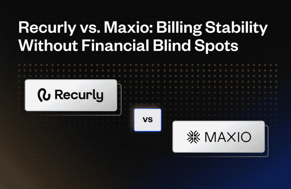 Comparison of Recurly and Maxio billing platforms for financial stability.