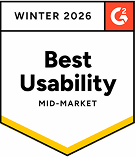 Best Usability Mid-Market badge