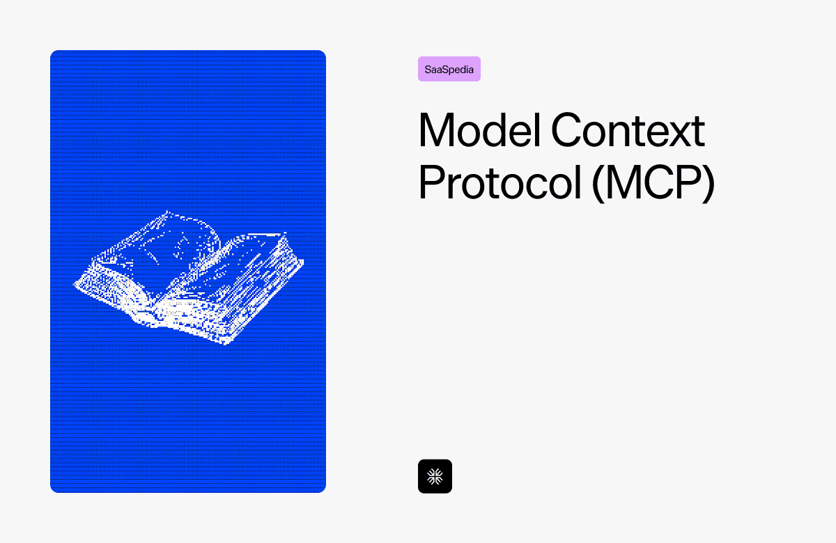 MCP diagram illustrating model context protocol for SaaS and API communication.