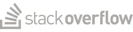 Stack Overflow logo with stylized stack icon and text.