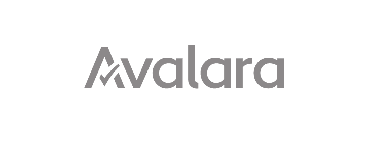Avalara logo representing tax automation and compliance solutions.