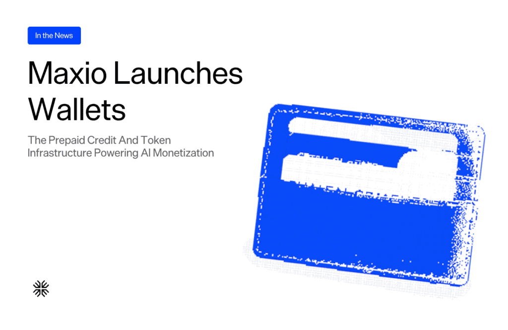 Maxio prepaid credit and token infrastructure illustration for AI monetization.