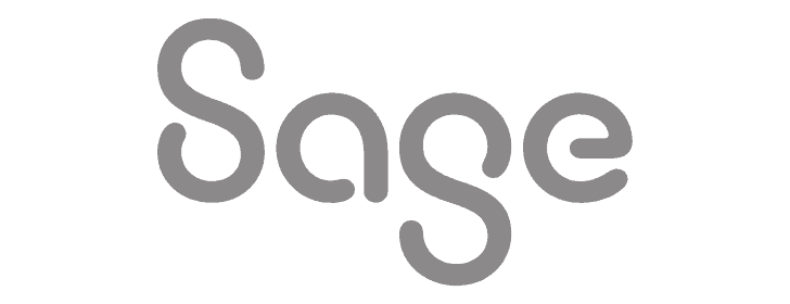 Sage logo in gray on a white background.