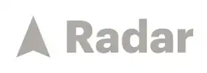 Radar logo with gray arrow and text for Maxio CPQ page.